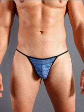 Load image into Gallery viewer, Doreanse 1306-BLU Mesh G-String Thong Color Blue