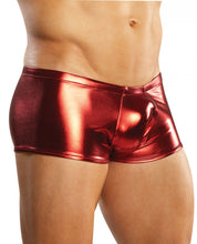 Load image into Gallery viewer, Male Power 153070 Heavy Metal Mini Short Boxer Briefs Color Red