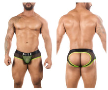 Load image into Gallery viewer, BiteWear BW2023101 Discreet Apricot Jockstrap Color Green