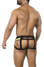 Load image into Gallery viewer, BiteWear BW2023108 Tuxedo Banana Jockstrap Color Green