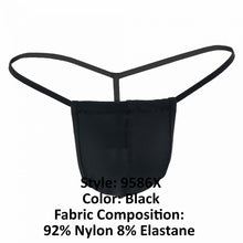 Load image into Gallery viewer, CandyMan 9586X Thongs Color Black