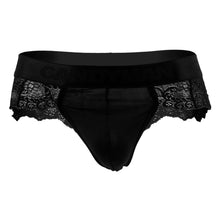 Load image into Gallery viewer, CandyMan 99304X Lace Thongs Color Black