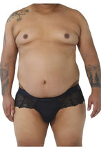 Load image into Gallery viewer, CandyMan 99304X Lace Thongs Color Black