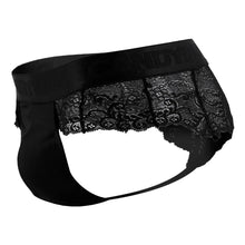 Load image into Gallery viewer, CandyMan 99304X Lace Thongs Color Black