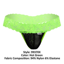 Load image into Gallery viewer, CandyMan 99370X Thongs Color Hot Green