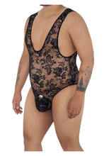 Load image into Gallery viewer, CandyMan 99380X Bodysuit Color Black