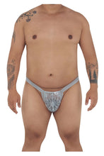 Load image into Gallery viewer, CandyMan 99420X Double Lace Thongs Color Gray