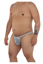 Load image into Gallery viewer, CandyMan 99420X Double Lace Thongs Color Gray