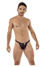 Load image into Gallery viewer, CandyMan 99420 Double Lace Thongs Color Black