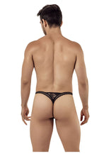 Load image into Gallery viewer, CandyMan 99420 Double Lace Thongs Color Black