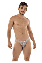 Load image into Gallery viewer, CandyMan 99420 Double Lace Thongs Color Gray