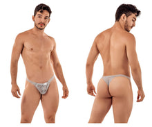 Load image into Gallery viewer, CandyMan 99420 Double Lace Thongs Color Gray