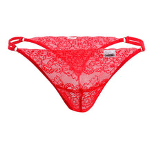 Load image into Gallery viewer, CandyMan 99421X Lace G-String Thongs Color Red