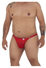 Load image into Gallery viewer, CandyMan 99421X Lace G-String Thongs Color Red