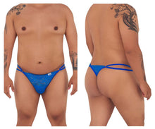 Load image into Gallery viewer, CandyMan 99421X Lace G-String Thongs Color Royal Blue