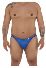 Load image into Gallery viewer, CandyMan 99421X Lace G-String Thongs Color Royal Blue