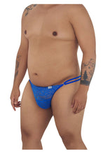 Load image into Gallery viewer, CandyMan 99421X Lace G-String Thongs Color Royal Blue