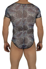 Load image into Gallery viewer, CandyMan 99438 Floral Bodysuit Color Blue