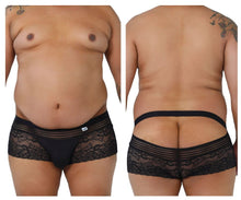 Load image into Gallery viewer, CandyMan 99466X Lace Briefs Color Black