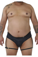 Load image into Gallery viewer, CandyMan 99468X Garter Briefs Color Black