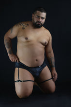 Load image into Gallery viewer, CandyMan 99468X Garter Briefs Color Black