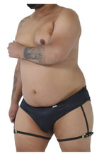 Load image into Gallery viewer, CandyMan 99468X Garter Briefs Color Black