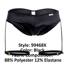 Load image into Gallery viewer, CandyMan 99468X Garter Briefs Color Black