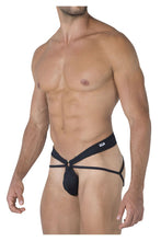 Load image into Gallery viewer, CandyMan 99478 Jockstrap Thongs Color Black