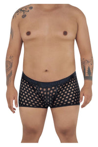 CandyMan 99511X Polka Mesh Trunks Color Black