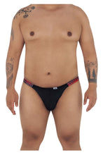 Load image into Gallery viewer, CandyMan 99536X Bikini Jockstrap Color Black Print