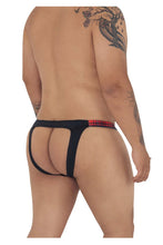 Load image into Gallery viewer, CandyMan 99536X Bikini Jockstrap Color Black Print