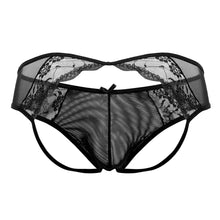 Load image into Gallery viewer, CandyMan 99538 Lace Jockstrap Color Black