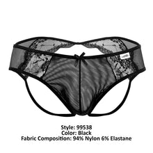 Load image into Gallery viewer, CandyMan 99538 Lace Jockstrap Color Black