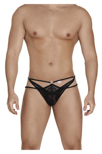 CandyMan 99547 Double Thongs Color Black