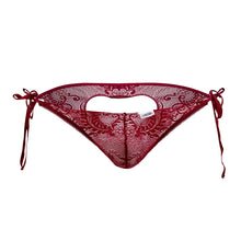 Load image into Gallery viewer, CandyMan 99579 Lace Heart Bikini Color Burgundy