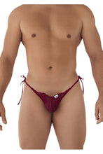 Load image into Gallery viewer, CandyMan 99579 Lace Heart Bikini Color Burgundy