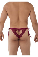 Load image into Gallery viewer, CandyMan 99579 Lace Heart Bikini Color Burgundy