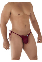 Load image into Gallery viewer, CandyMan 99579 Lace Heart Bikini Color Burgundy