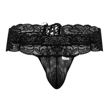 Load image into Gallery viewer, CandyMan 99595 Lace Thongs Color Black