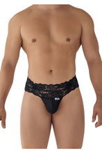 Load image into Gallery viewer, CandyMan 99595 Lace Thongs Color Black