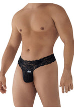 Load image into Gallery viewer, CandyMan 99595 Lace Thongs Color Black