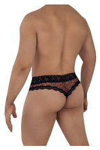 Load image into Gallery viewer, CandyMan 99596 Mesh-Lace Thongs Color Leopard Print