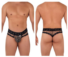 Load image into Gallery viewer, CandyMan 99596 Mesh-Lace Thongs Color Snake Print