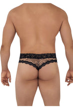 Load image into Gallery viewer, CandyMan 99596 Mesh-Lace Thongs Color Snake Print