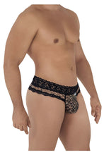 Load image into Gallery viewer, CandyMan 99596 Mesh-Lace Thongs Color Snake Print