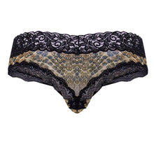 Load image into Gallery viewer, CandyMan 99596 Mesh-Lace Thongs Color Snake Print