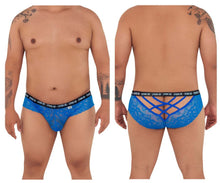 Load image into Gallery viewer, CandyMan 99615X Spank Me Lace Briefs Color Dark Blue