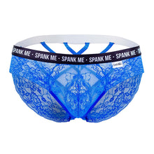 Load image into Gallery viewer, CandyMan 99615X Spank Me Lace Briefs Color Dark Blue