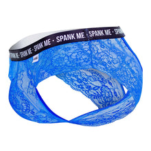 Load image into Gallery viewer, CandyMan 99615X Spank Me Lace Briefs Color Dark Blue