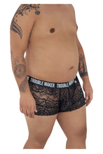 Load image into Gallery viewer, CandyMan 99616X Trouble Maker Lace Trunks Color Black